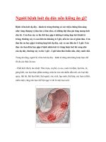 Người bệnh loét dạ dày nên kiêng ăn gì? docx