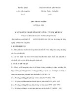 TIÊU CHUẨN NGÀNH 14 TCN 66 – 2001 ppt