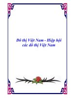 Đô thị Việt Nam - Hiệp hội các đô thị Việt Nam ppt