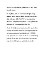 Media Go – Sao lưu dữ liệu từ PSP và điện thoại Sony Ericsson pdf