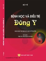 Giáo trình điều trị bệnh học bằng phương pháp đông y part1 pot