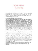 DU LỊCH VŨNG TÀU Phần 1: Giới ThiệuThành phố Vũng Tàu potx