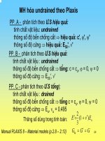 Khái Quát Về Mô Hình Hóa Trong Plaxis - Gs.Nguyễn Công Mẫn phần 10 pps