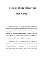 Món ăn phòng chống viêm mũi dị ứng ppsx