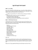 Lập kế hoạch kinh doanh ppsx