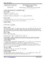 ĐỀ THI THỬ ĐẠI HỌC NĂM 2010 MÔN TOÁN ĐỀ 024 docx