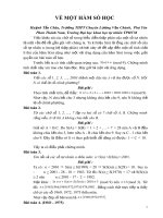 Về một hàm số học pptx