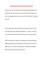 Nghệ thuật nói chuyện qua điện thoại ppt