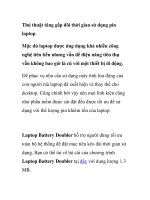 Thủ thuật tăng gấp đôi thời gian sử dụng pin laptop pptx