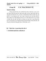 Chương III: CÁC MẠCH BẢO VỆ ppt