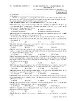 Thi thử đại học môn Hóa học trường Thuận Thành 1, 2010 lần 2 potx