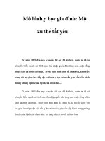 Mô hình y học gia đình: Một xu thế tất yếu pot