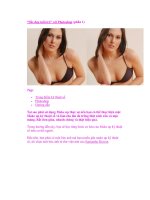 “Sắc đẹp tuổi trẻ” với Photoshop (phần 1) ppsx