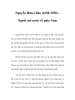 Nguyễn Hữu Châu (1650-1700) pot