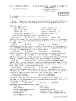 Thi thử đại học môn Hóa học trường Thuận Thành 1, 2010 lần 1 doc