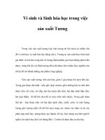 Vi sinh và Sinh hóa học trong việc sản xuất Tương ppsx