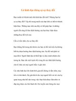 Là lãnh đạo đừng sợ sự thay đổi pps