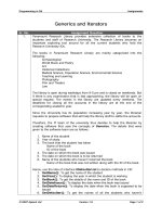 Programming in C# - Generics and Iterators pps