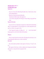 Hóa đại cương ( phần 1 ) ppt