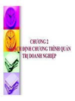Thiết ập một chương trình quản trị doanh nghiệp phần 1 docx