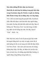 Sửa chữa những lỗi khó chịu của Internet pdf