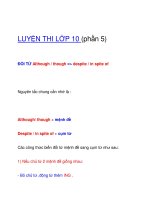 LUYỆN THI LỚP 10 (phần 5) ppsx