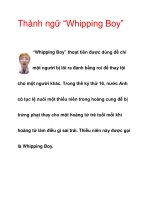 Thành ngữ “Whipping Boy” pdf