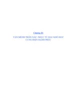 NGỤC TÙ ĐAU KHỔ HAY CUNG ĐIỆN HẠNH PHÚC - CON NGƯỜI PHI THƯỜNG TRONG BẠN pot