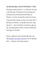 Tạo đĩa khởi động “cứu hộ” khi Windows 7 bị lỗi pot