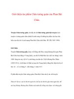 tác phẩm Chân tướng quân của Phan Bội Châu ppt