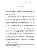 Hoàn thiện cơ cấu tổ chức bộ máy quản lý của công ty TNHH Dệt Vĩnh Phúc