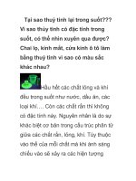 Tại sao thuỷ tinh lại trong suốt??? doc