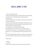 Bệnh Ngũ Quan - Chương II - BÀI 6. ĐIẾC CÂM doc