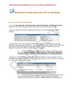 Tổng hợp thủ thuật Registry hay và cần thiết cho Windows XP - Phần 5 pps