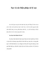 Sẹo và các biện pháp xử lý sẹo doc