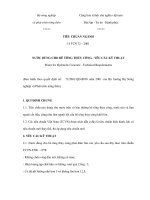 TIÊU CHUẨN NGÀNH 14 TCN 72 – 2001 ppsx