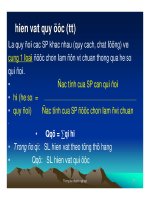 Sản xuất doanh nghiệp - Phương pháp thống kê phần 5 doc