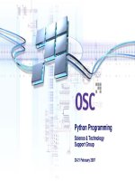 OSC python programming pot