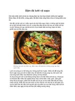 Đậm đà lưỡi vịt sapo pps