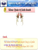 Xây dựng chiến lược kinh doanh công ty cổ phần xi măng tuyên quang giai đoạn 2015 2020
