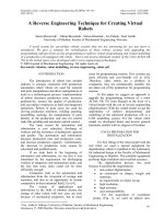 A Reverse Engineering Technique for Creating Virtual Robots potx