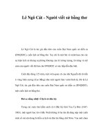 Lê Ngô Cát - Người viết sử bằng thơ docx