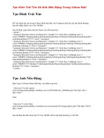 Tạo Hình Trái Tim Và Ảnh Nền Động Trong Yahoo Mail pptx