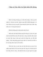 Chăm sóc bàn chân cho bệnh nhân tiểu đường ppsx