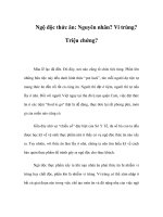 Ngộ độc thức ăn: Nguyên nhân? Vi trùng? Triệu chứng? pot