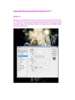 Hướng Dẫn Photoshop: Thiên Thần Ánh Sáng (phần 3) ppt