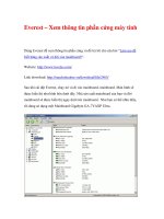 Everest – Xem thông tin phần cứng máy tính potx