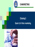 Chương 3 - Quản trị tri thức marketing doc
