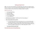 Bài thuyết trình: phân tích những tác động tích cực và tiêu cực của các tác nhân môi trường Marketing doc