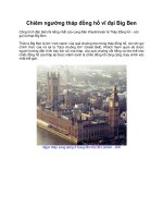 Chiêm ngưỡng tháp đồng hồ vĩ đại Big Ben pps